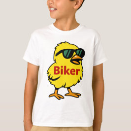 オートバイシックバイクもしくは自転車に乗る人 Tシャツ