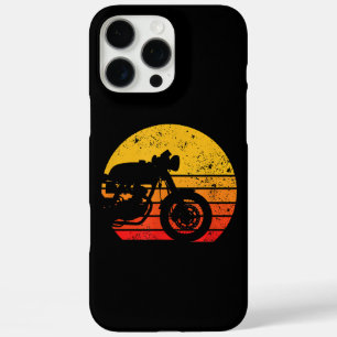 オートバイシャツヴィンテージレトロカフェRa用Tシャツ iPhone 16 Pro Maxケース