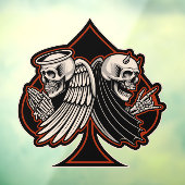 オートバイショップエンジェルnデビルエーススペードウィンド ウィンドウサイン (シート3)