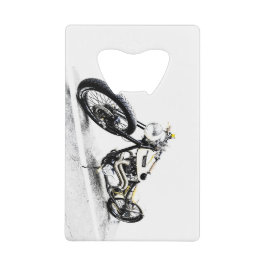 オートバイステンレス鋼ボトルオープナー クレジットカード栓抜き