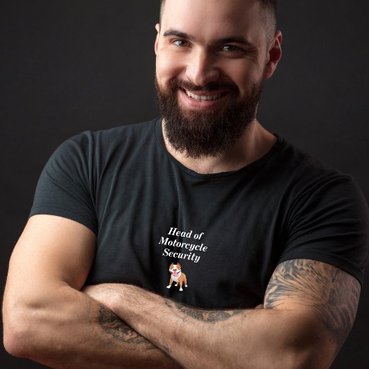 オートバイセキュリティのTシャツのヘッド Tシャツ