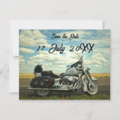 オートバイセーブ・ザ・デート案内はがき 案内状 (正面)