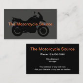 オートバイテーマシンプルデザイン 名刺 (正面/裏面)