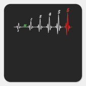 オートバイハートビートスピードバイクモトクロス スクエアシール (正面)