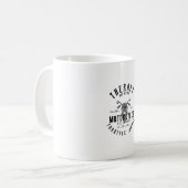 オートバイバイクもしくは自転車に乗る人セラピー コーヒーマグカップ (正面左)