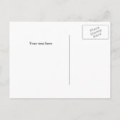 オートバイバイクもしくは自転車に乗る人日付ポストカードの保存 案内ポストカード (裏面)