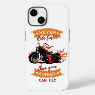 オートバイバイクもしくは自転車に乗る人 やる気を起こさせる Case-Mate iPhone 14ケース
