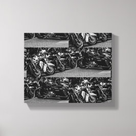 オートバイバイクバイクもしくは自転車に乗る人ライドライダー詳細 キャンバスプリント