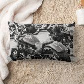 オートバイバイクバイクもしくは自転車に乗る人ライドライダー詳細 ランバークッション (ブランケット)