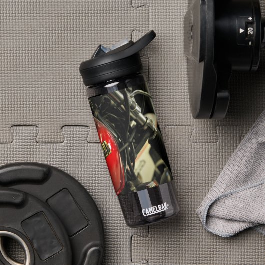 オートバイバイクバイクもしくは自転車に乗る人ライドライダー ウォーターボトル (ジム)