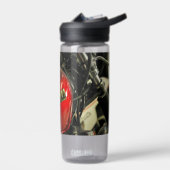 オートバイバイクバイクもしくは自転車に乗る人ライドライダー ウォーターボトル (左面)