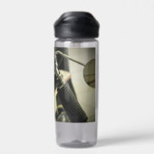 オートバイバイクバイクもしくは自転車に乗る人ライドライダー ウォーターボトル (背面)