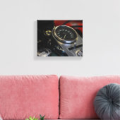 オートバイバイクバイクもしくは自転車に乗る人ライドライダー キャンバスプリント (インサイチュ (リビング))