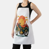 オートバイバイクレトロヴィンテージサンセット エプロン (インサイチュ)