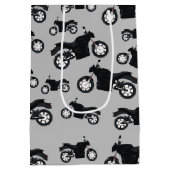 オートバイパターン ミディアムペーパーバッグ (裏面)