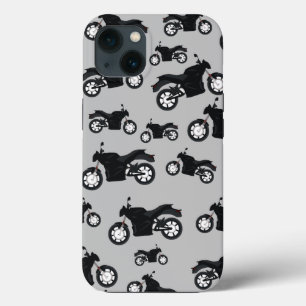 オートバイパターン iPhone 13ケース