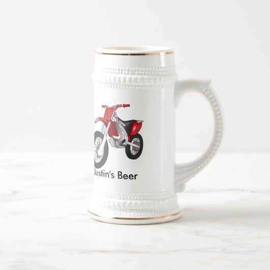 オートバイビールステイン ビールジョッキ (右)