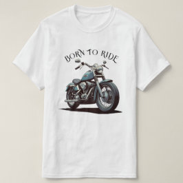 オートバイファン生まれバイクもしくは自転車に乗る人に乗るクラシック Tシャツ