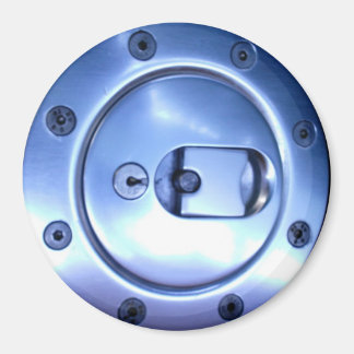 オートバイブラックシルバーフューエルキャップフォト マグネット