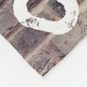 オートバイブランケットブリックウォールカスタムグラフィティ フリースブランケット (角)