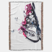 オートバイブランケット スローブランケット (正面縦)