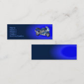 オートバイプロファイルカード スキニー名刺 (正面/裏面)