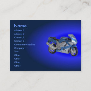 オートバイプロファイルカード 名刺