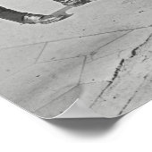 オートバイポストマン、1909年。ヴィンテージ写真 ポスター (角)