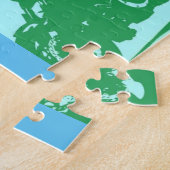 オートバイポップ・アートのアート ジグソーパズル (側面)