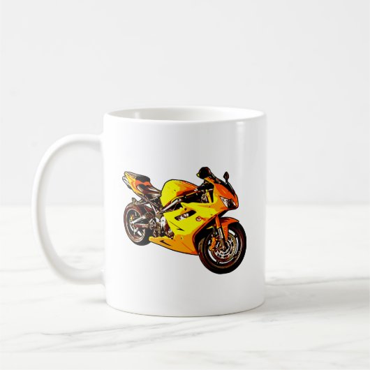 オートバイマグ コーヒーマグカップ (左)