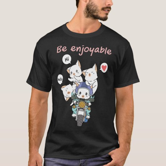 オートバイモップカキッテン Tシャツ (正面)