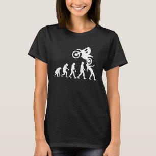 オートバイモトクロス進化ダートライドオフRoa Tシャツ