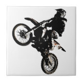 オートバイモトクロス タイル (正面)