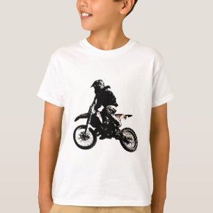 オートバイモトクロス Tシャツ