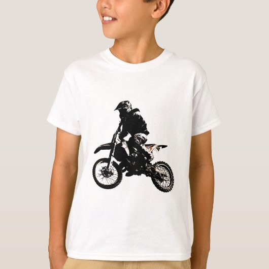 オートバイモトクロス Tシャツ (正面)