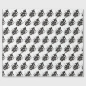 オートバイモータークロスダートバイクラップ紙 ラッピングペーパー (フラット)