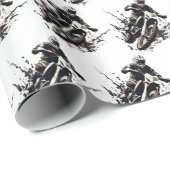 オートバイモータークロスダートバイクラップ紙 ラッピングペーパー (ロールコーナー)