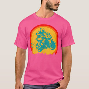 オートバイモーターサイクルバイクレトロヴィンテージ Tシャツ