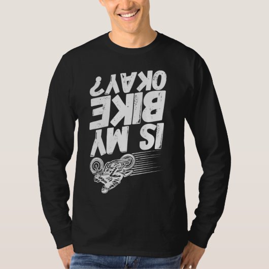 オートバイモーターサイクルバイクOK Tシャツ (正面)