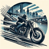 オートバイモーターバイクモータークロススポーツ ネクタイ