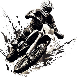 オートバイモーターバイクモータークロススポーツ ネクタイ