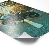 オートバイユニークライダーへの贈り物 フォトプリント            (角)