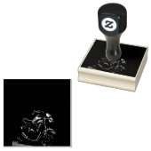 オートバイユニークライダーへの贈り物 ラバースタンプ (押印)