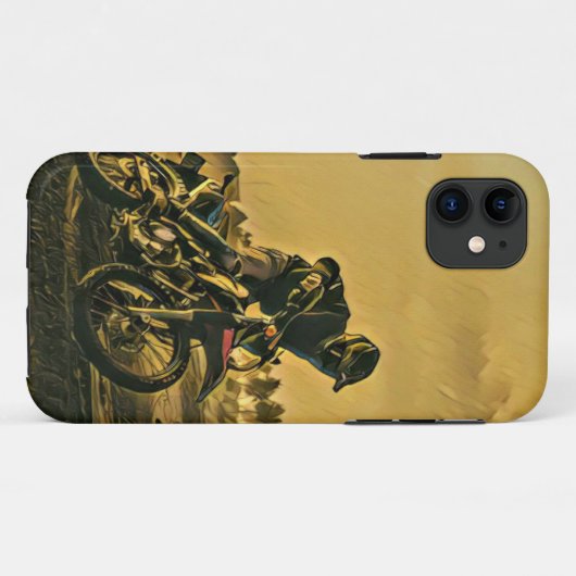 オートバイユニークライダーへの贈り物 Case-Mate iPhoneケース (裏面(横))