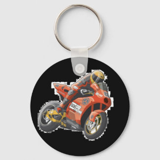 オートバイライダーキーチェーン キーホルダー