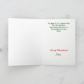 オートバイライダークリスマスカード シーズンカード (内部)