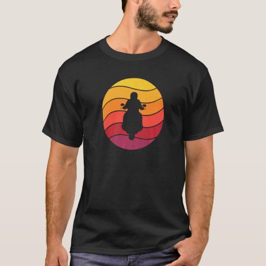 オートバイレトロスタイルヴィンテージ2 Tシャツ (正面)