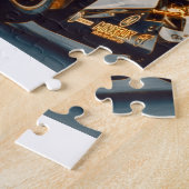 オートバイレーサー ジグソーパズル (側面)