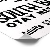 オートバイレーシングサウスベイスピードウェイオタイメサ ポスター (角)