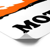 オートバイレース ポスター (角)